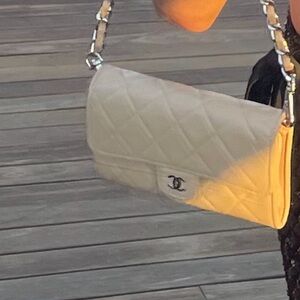 Chic Quilted Beige Shoulder Bag